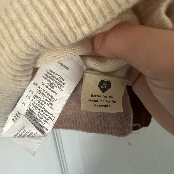 Madewell | cream long sleeve sweater - XS - Picture 7 of 7